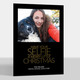 Black Selfie Christmas Foil Photo Cards Image 1 of 6